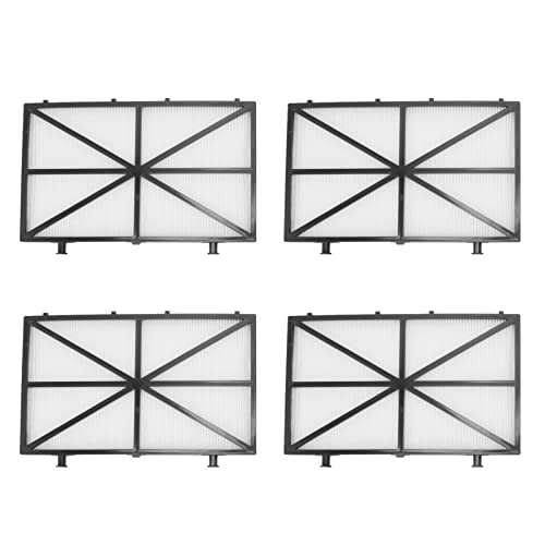 Lot de 4 cartouches filtrantes de rechange pour robot nettoyeur