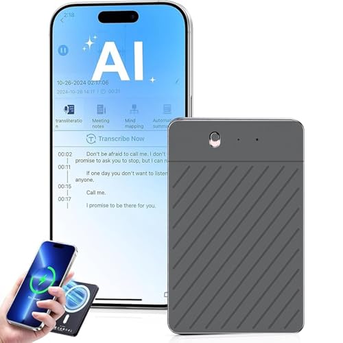 Enregistreur Vocal IA, enregistreur Vocal, contrôle par Application, Transcription et