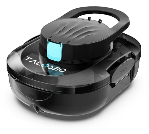 TALOSBO Pleco S1 Robot Piscine, Aspirateur Piscine Hors Sol, Autonomie