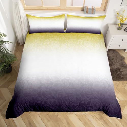 Homemissing Ombre Impact Housse de Couette Enfants Damask Modèle Parure