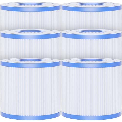 AQUALTRA Lot de 6 Filtre de Piscine Compatible avec Type