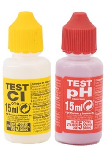 Test Kit PH et Chlore (Otho/Phenol) (remplacement des réactifs Otho