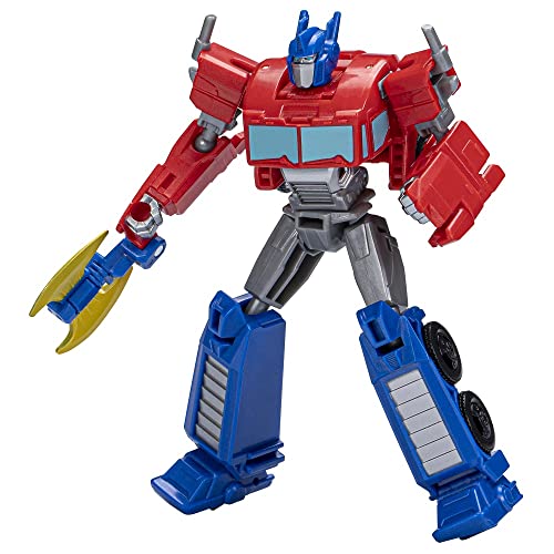Transformers EarthSpark, Figurine Optimus Prime Classe Guerrier de 12,5 cm,
