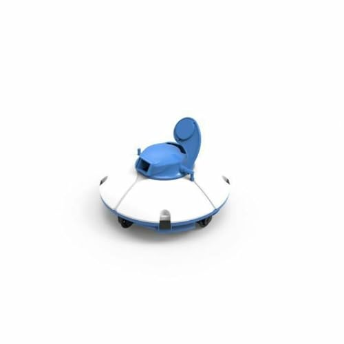 Bestway Robot Piscine Autonome Frisbee Bleu - Nettoyage Fond Plat