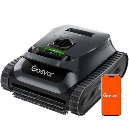 Gosvor Robot Piscine sans Fil, Navigation WavePath, Aspiration 3960 GPH,