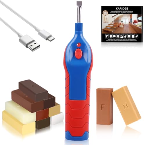 Kit de réparation pour stratifié, cire dure, bois, parquet, vinyle,