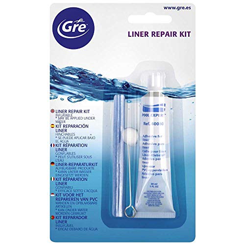 Gre 40080 - Kit de réparation de revêtement de Piscine,