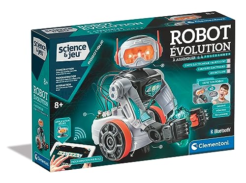 Clementoni |Robot Évolution à Assembler pour Enfants 8+ | Science