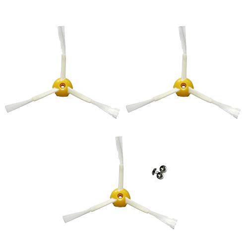MIRTUX Pack de Remplacement de 3 brosses latérales Compatible avec