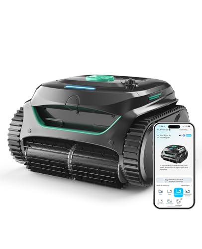 WYBOT C2 Robot Piscine sans Fil pour Piscines Enterrées 150㎡,