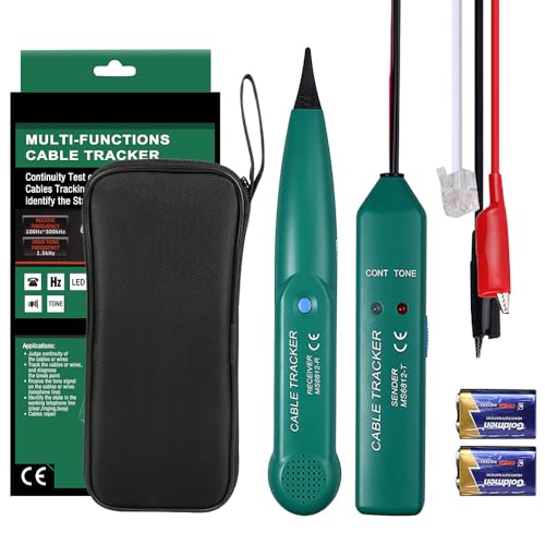 CJBIN Détecteur de Cable Électrique, Professionnel MS6812 Traceur de Cable