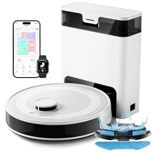Lefant M2 Pro Robot Aspirateur Laveur 6000Pa avec Station Vidage