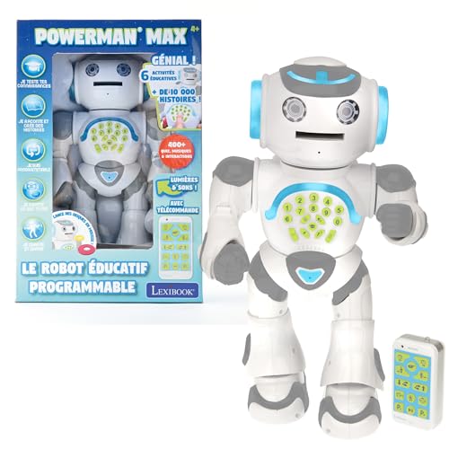 Lexibook Powerman Max, Robot éducatif et programmable pour Jouer et