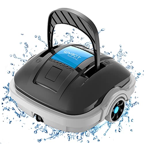 Robot Piscine sans Fil pour Piscine Hors Sol Jusqu'à 80m²,