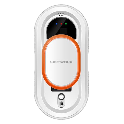 LIECTROUX HCR-09 Robot Laveur de Vitres, Route AI, télécommande, Protection