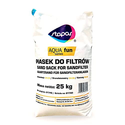WYSKONT Sable de quartz pour filtres et pompes de piscine