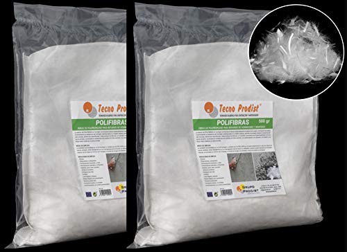 Polyfibre by Tecno Prodist, fibres pour béton, mortier ou plâtre,