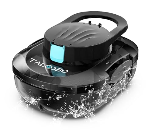 TALOSBO Pleco S1 Robot Piscine sans Fil, 80 Min d'Autonomie,