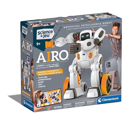 Clementoni - AIRO, Robot à Assembler - Dès 9 Ans