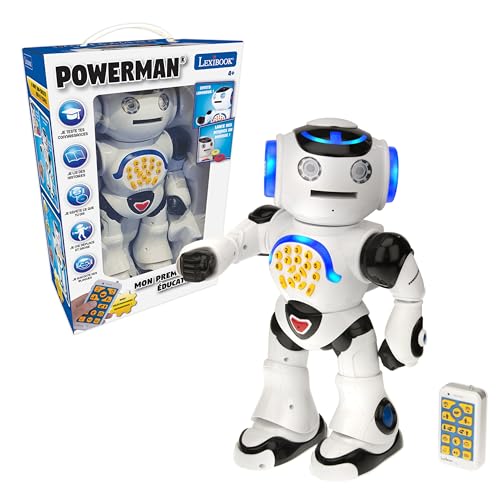 LEXIBOOK Powerman - Robot éducatif interactif pour Jouer Et Apprendre,