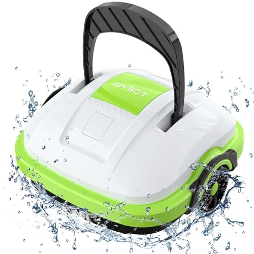 WYBOT Robot Piscine, Aspirateur de Piscine sans Fil, Double Moteur,