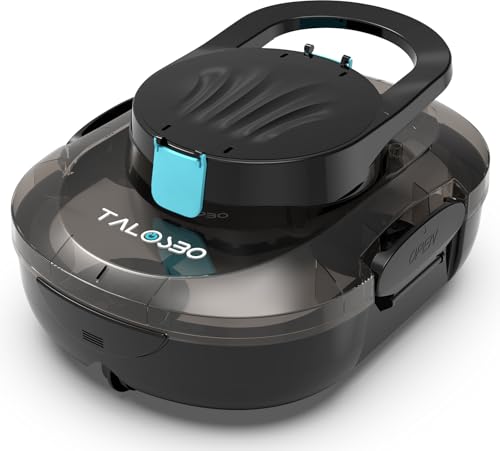 TALOSBO Pleco S1 Robot Piscine sans Fil, 80 Min d'Autonomie,